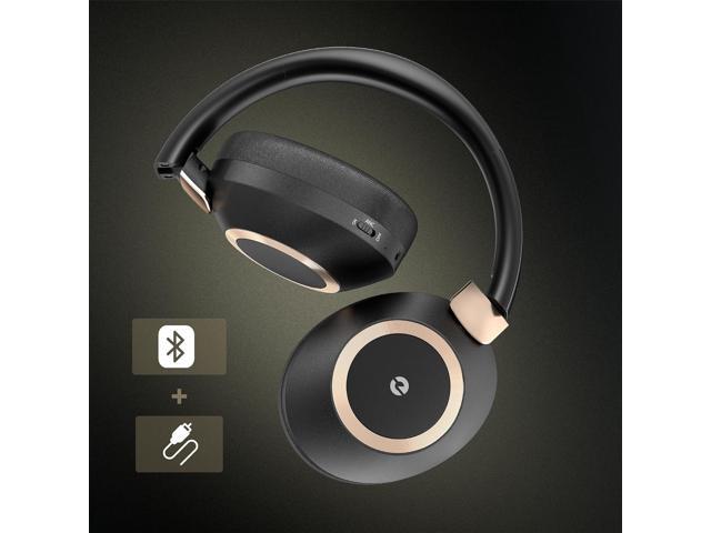 Active Noise Cancelling Headphones, 100H Playtime Headphones Wireless Bluetooth, Bluetooth Headphones with Microphone, Over Ear Wireless Headphones...