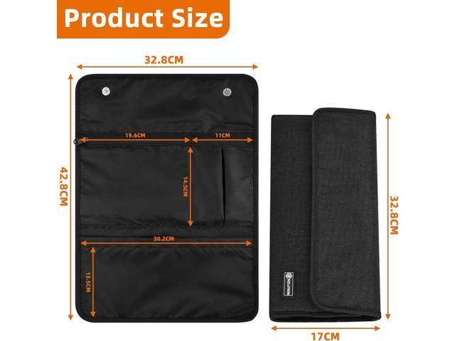 CaSZLUTION Travel Case Compatible with Apple Magic Keyboard + Magic Trackpad + Magic Mouse, Magic Keyboard Accessories Sleeve Case (Black)