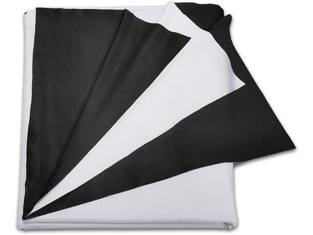 Projector Screen DIY Elastic Polyester Material 59x105 inch for Max 130 inch 16:9 Projection Screen Economical Black Backing 4K Ultra HD Front...