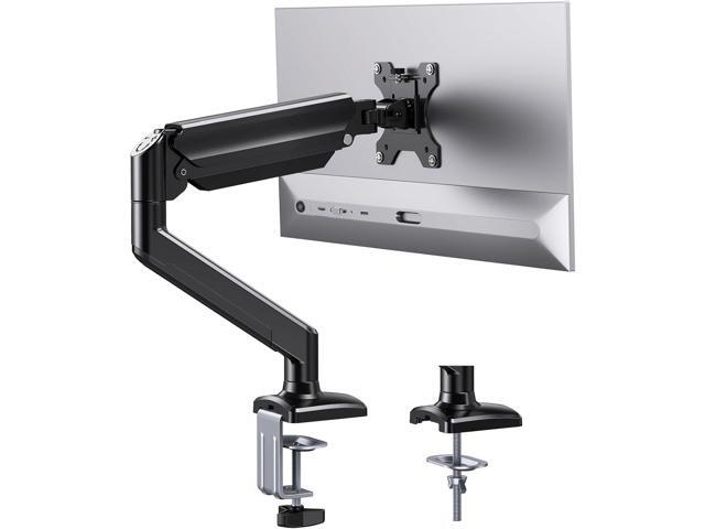 ErGear Single Monitor Arm for 13-34 inch Screens, Adjustable Gas Spring Monitor Mount Holds up to 22 lbs, Computer Monitor Stand with VESA Mount,...