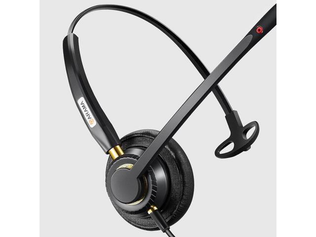 USB Headset with Microphone Noise Cancelling & Audio Controls Ultra Comfort USB Headphone for Computer Laptop Pc Business Skype UC Webinar Call...