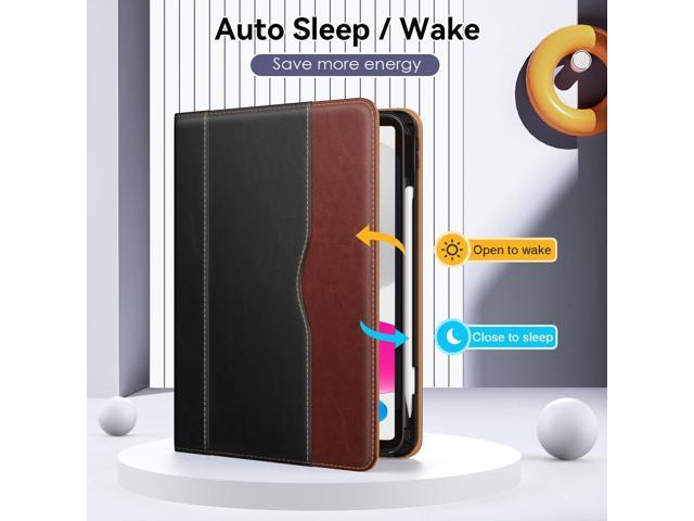 OKP Case for iPad A16 11th Generation 2025 / 10th Gen Case 2022, for 11 Inch / 10.9 Inch iPad Multi-Angle Viewing PU Leather Stand Cover with...
