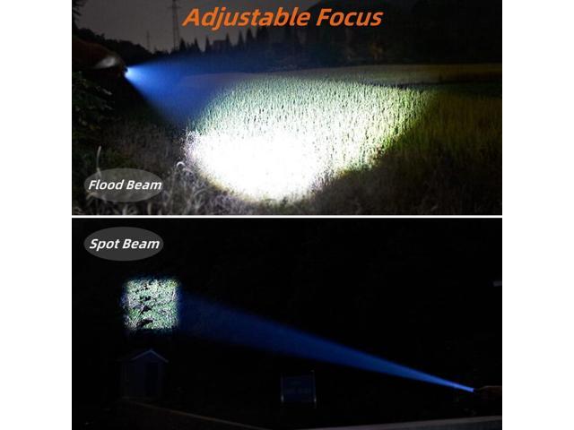 LED Flashlight 2 Pack, Small Flashlights High Lumens with 5 Modes, Waterproof Zoomable Tactical Flash Light for Camping Biking Hiking Outdoor Home...