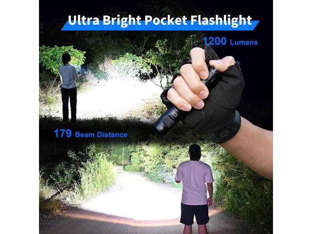 WUBEN C3 Flashlight 1200 High Lumens Rechargeable Flashlights 6 Modes Super Bright IP68 LED Tactical Flashlight for Camping, Home, Emergency,...