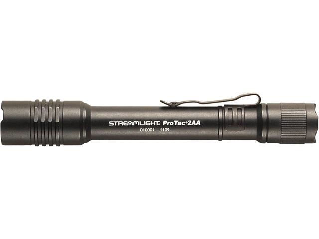 Streamlight 88033 ProTac 2AA-X 270-Lumen Rechargeable Multi-Fuel Personal Carry Tactical Flashlight, Black