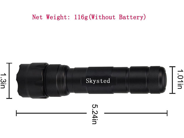 WF-502B Single Mode 1200 Lumen Mini Portable Tactical Clip Handheld Flashlight Torch Lamp,for Outdoor Sports and Indoor Activities (Camping,...