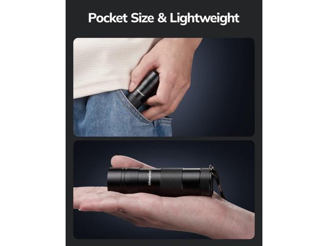 morpilot Black Light, 4 PCS 12 LEDs 395nm UV Blacklight Flashlights Detector for Pets Urine and Stains