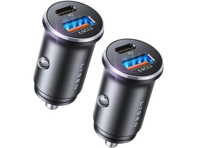 LISEN 54W Car Phone Charger USB C, Cigarette Lighter Adapter, Car Accessories for iPhone, USB C Car Charger Adapter USBC Type C 12v, for 17 iPhone...