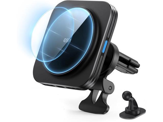 ESR for MagSafe Car Mount Charger, 15W Magnetic Wireless Car Charger, Compatible with MagSafe Car Charger, Air Vent/Dashboard Phone Holder Mount...