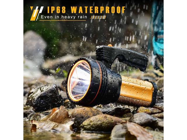 Flashlights High Lumens Rechargeable, 1000,000LM LED Rechargeable Flashlights, IP68 Waterproof Linterna Recargable, 10000mAh Long Lasting...