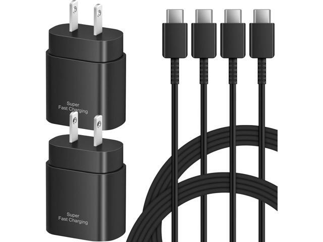 Type C Charger Fast Charging - 25W USB C Charger Block, Android Phone Wall Charging with 6Ft Type C to C Cable for Galaxy S25 Ultra/S25/S25+/S24...