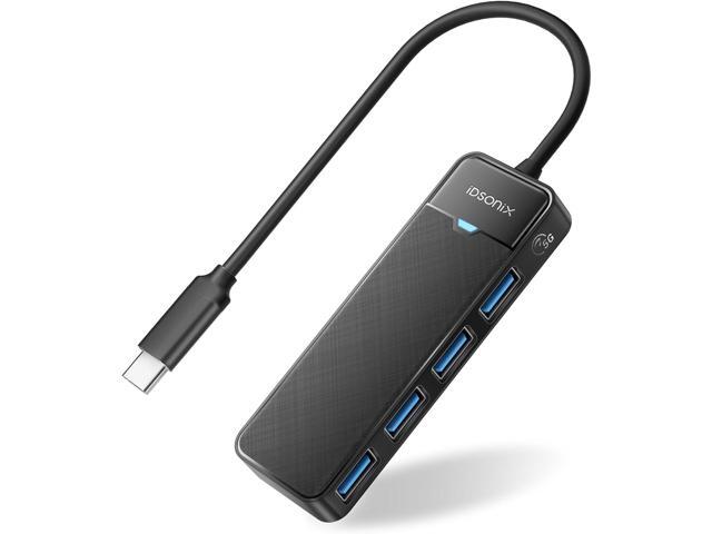 iDsonix USB C Hub 4 Ports, 5Gbps USB C to USB 3.0 Hub Adapter with 4 USB 3.0 Ports, USB C Splitter for MacBook, Mac Pro, iMac, Windows/Mac OS,...