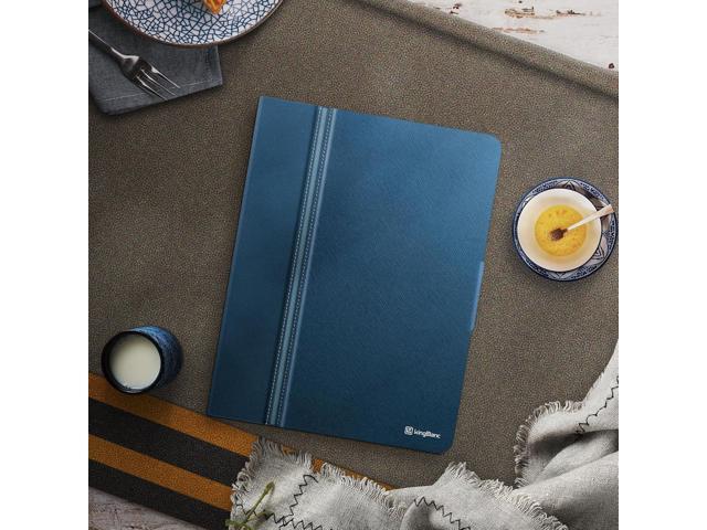 KingBlanc for iPad Air 13-inch Case (M3 2025/M2 2024) with Pencil Holder, PU Leather Durable Protective Stand Folder Cover, Auto Wake/Sleep,...