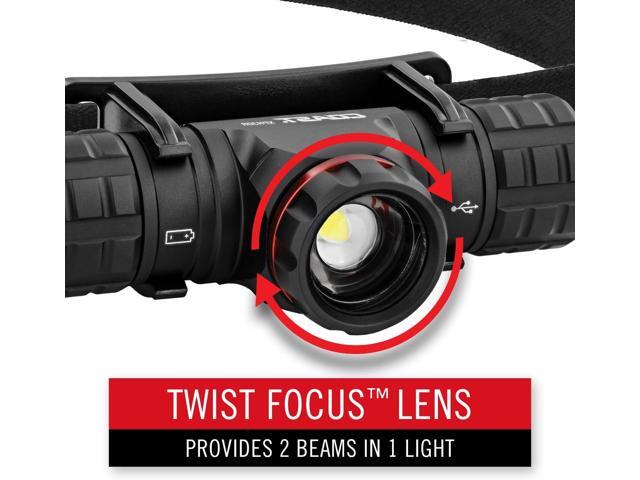 Coast XPH30R 1200 Lumen USB-C Rechargeable Dual Power Headlamp with Twist Focus Beam and Magnetic Base