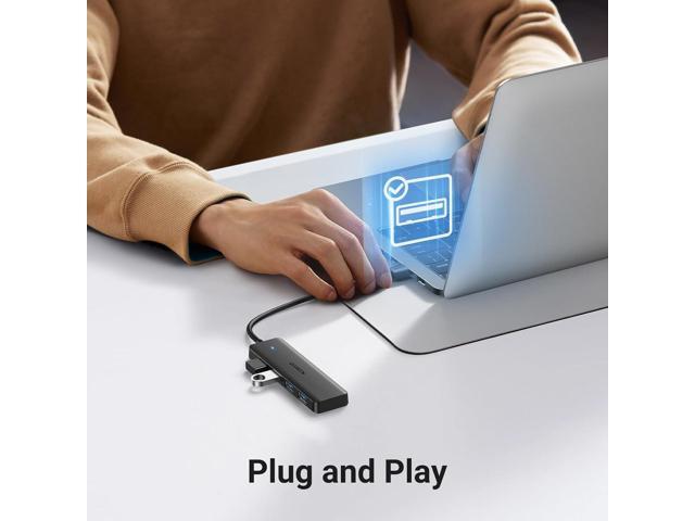 UGREEN USB 3.0 Hub, 4 Ports USB A Splitter Ultra-Slim USB Expander for Mouse, Keyboard, Flash Drive, U Disk, Printer Compatible with Laptop,...