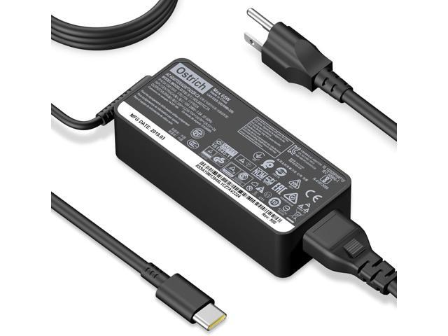 Charger Compatible with Lenovo Laptop Computer Thinkpad Yoga Chromebook USB C Laptop Charger 65W 45W