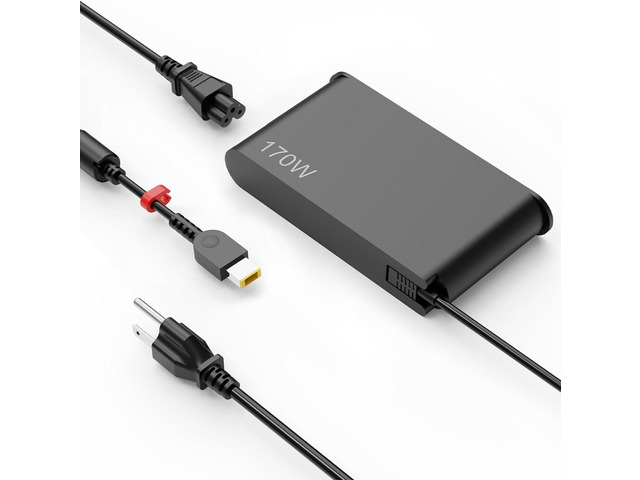 170W Laptop Charger Fit for Lenovo ThinkPad P70 P71 P72 P73 P1 LOQ ideapad Gaming 3-15 SA10R16886 ADL170SCC3A AC Adapter Power Supply Cord...