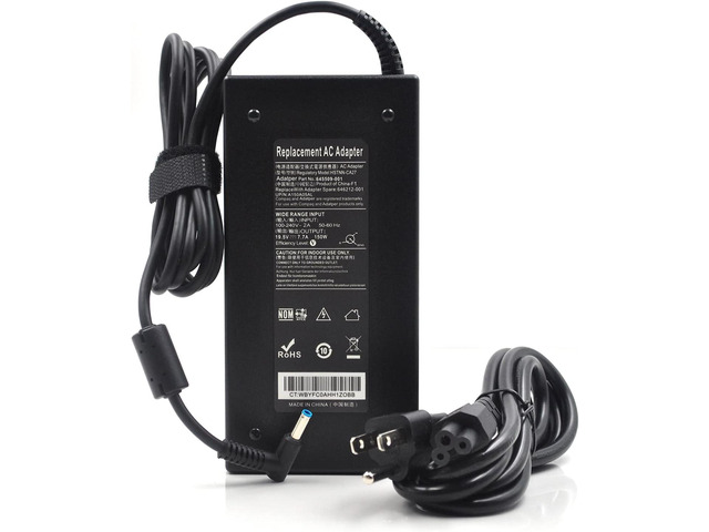 150W Power Supply Charger 19.5V 7.7A AC Adapter Laptop Charger for HP ZBook Studio15 G3 G4 G5 HP ZBook G3 G4 OMEN x by 15 17 ADP-150XB B 710415-001...