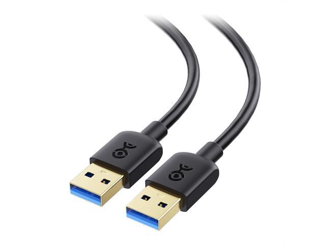 Cable Matters 5Gbps Long USB 3.0 Cable - 10ft, Male to Male USBA to USBA Cable, USB Cord, Black