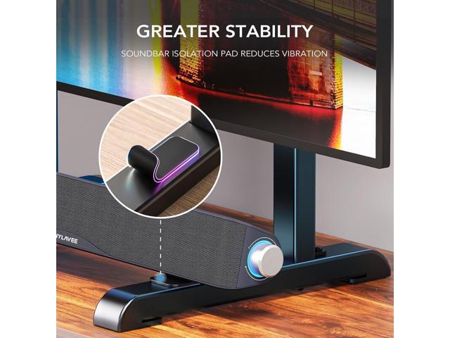 Universal TV Stand, Table Top TV Stand Base Replacement for Most 37 to 86 Inch LCD LED TVs, 7 Height Adjustable TV Legs with Cable Management Hold...