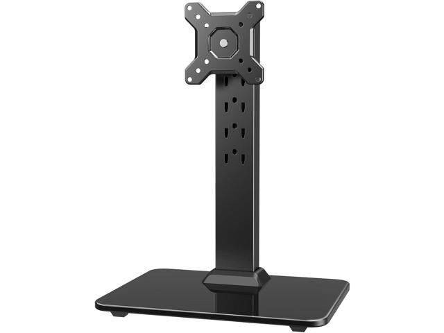 HUANUO Monitor Stand, Freestanding VESA Mount for 13 to 34 Inch Screens, Holds up to 44lbs, 5 Height Options, Swivel Desk Stand Riser with 360...