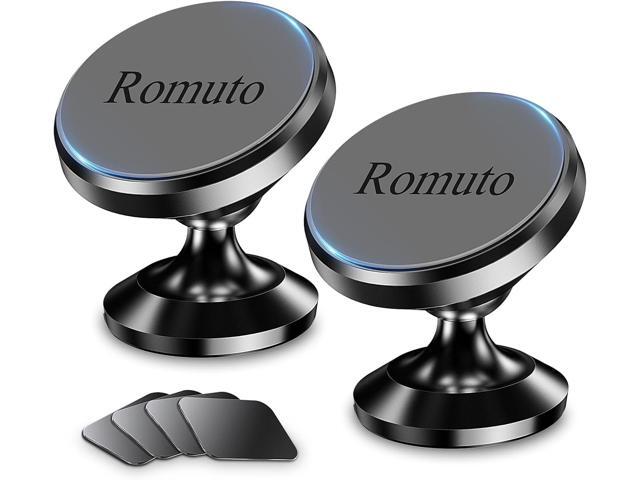 2-Pack Magnetic Phone Holder for Car DashboardStrong MagnetiPhone Magnetic Phone Mount for Car Phone Holder 4 Metal PlateCell Phone Holders for...