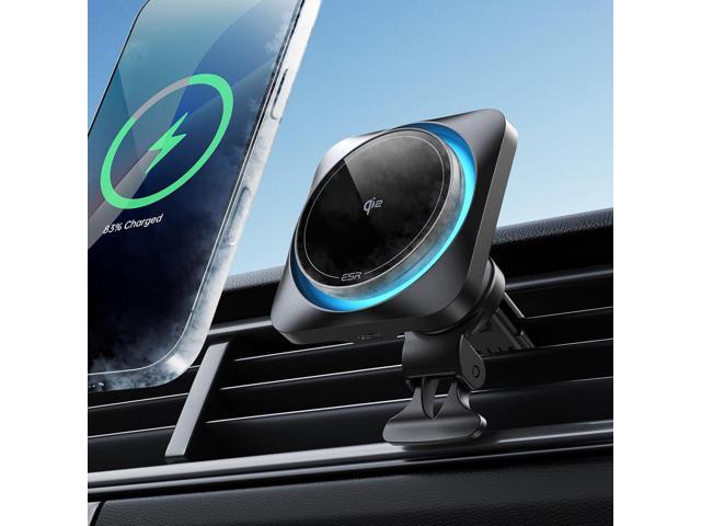 ESR for Qi2 15W MagSafe Car Mount Charger with CryoBoost, Phone Cooling MagSafe Car Charger, Air Vent/Dashboard Wireless Charging for iPhone...