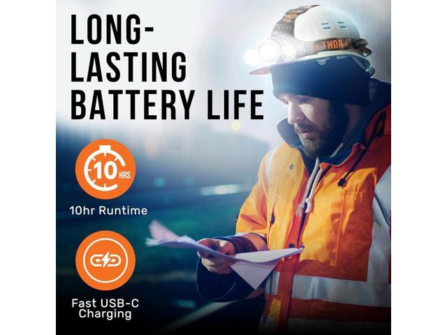 TDC Head Lamp Led Rechargeable Super Bright - USB-C Headlamp for Adults - Head Lights for Forehead - 1080 Lumen Head Flashlight - 10HR Battery for...
