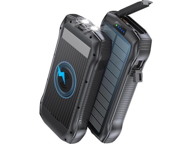 Solar Charger Power Bank, 40000mAh Portable Charger QC3.0 18W PD 20W Fast Charging External Battery Pack with USB C for iPhone Samsung Tablet,...