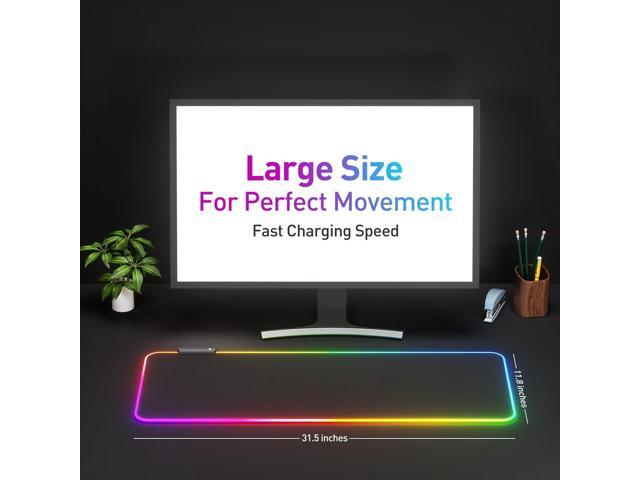 RGB Mousepad Led Mouse Pad, Large Mouse Pad,Led and Big Mouse mat