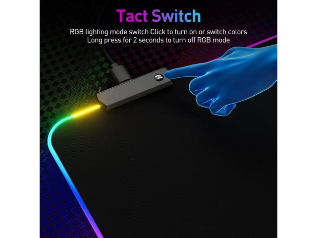 RGB Mousepad Led Mouse Pad, Large Mouse Pad,Led and Big Mouse mat