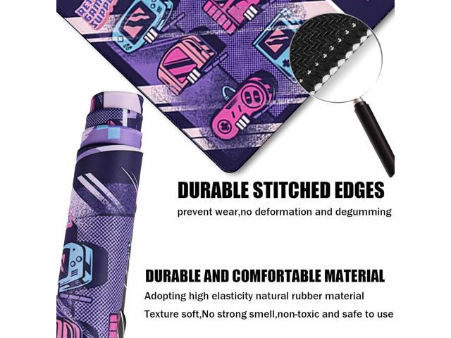 Japanese Comic Large Gaming Mouse Pad with Stitched Edges, Durable Non-Slip Natural Rubber Base, (31.5X15.7 Inch) Waterproof Laptop Pad Mat for...