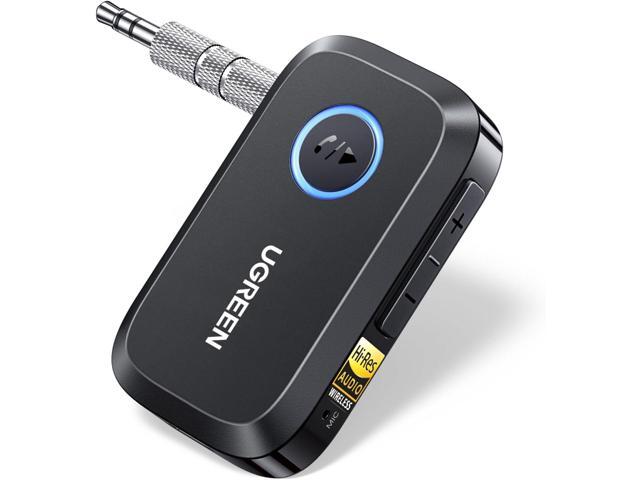 UGREEN Bluetooth 6.0 Receiver for Car with LDAC, AI Noise Cancelling 3.5mm AUX Bluetooth Car Adapter, Hi-Res Wireless Audio Receiver for Home...