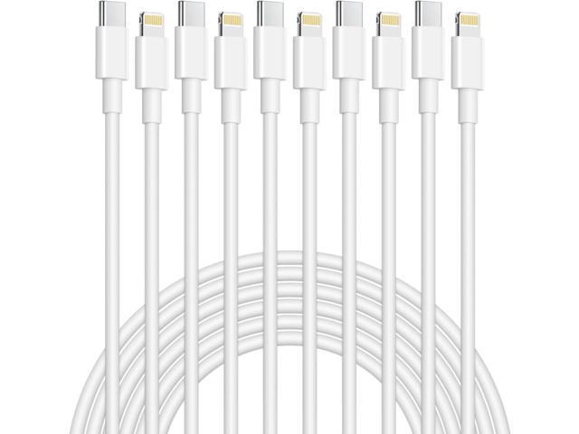 USB C to Lightning Cable[Apple MFi Certified] iPhone Fast Charger Cable 5-Pack 6FT Type C Charger Cord for iPhone 13/13 Mini/13 Pro/12/12 Mini/12...