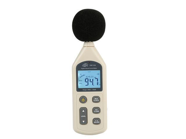 Sound Level Meter with USB Digital Noise Tester LCD Screen Audio Vioce Describe Meter Decibel Monitor Pressure Tester