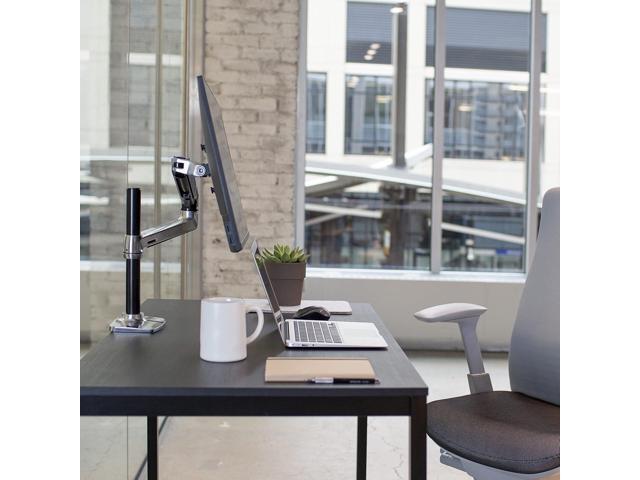 Ergotron LX Premium Monitor Arm, Single Monitor Desk Mount fits Flat Curved Ultrawide Computer Monitors up to 34 Inches, 7 to 25 lbs, VESA...