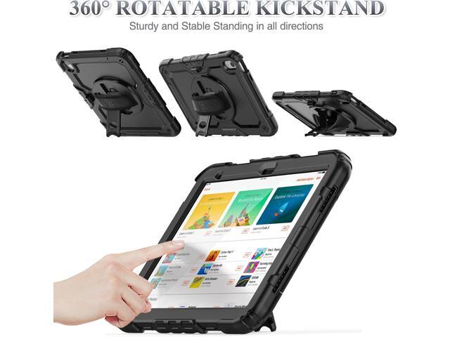 SEYMAC stock Case for iPad (A16) 11th/10th Generation 11''/10.9'' 2025/2022, Full-Body Drop Protection Case with Screen Protector &360° Rotate Hand...