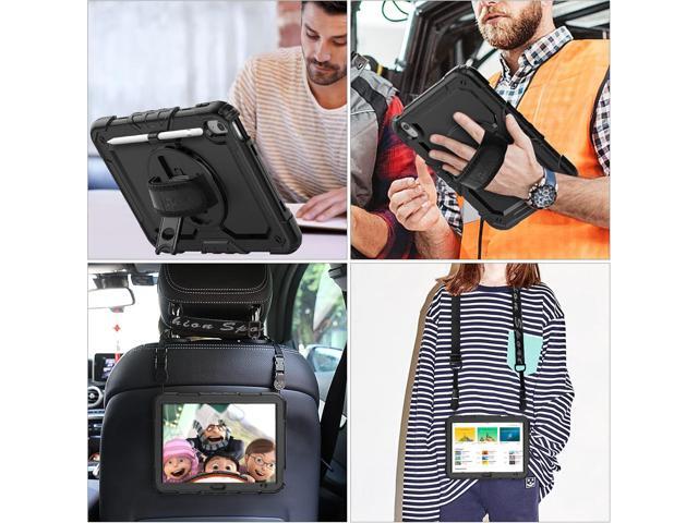 SEYMAC stock Case for iPad (A16) 11th/10th Generation 11''/10.9'' 2025/2022, Full-Body Drop Protection Case with Screen Protector &360° Rotate Hand...