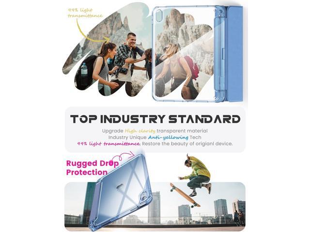 INFILAND Compatible with iPad (A16) 11th Generation 11 Inch 2025 Case, iPad 10th Generation Case 2022 10.9 Inch 2022, Crystal Clear with Slot for...