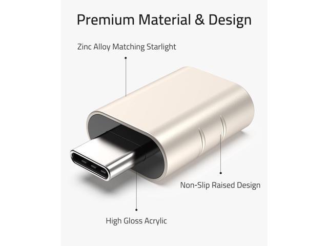 KEHIPI USB C to USB Adapter Pack of 2 USB C Male to USB3 Female Adapter Compatible with iPhone 15 Pro Max MacBook Pro Air 2023 iMac iPad Mini Pro,...