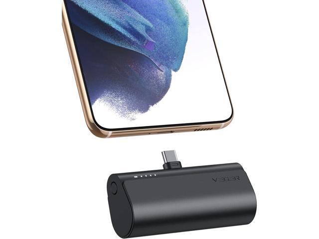 VEGER Portable Charger, USB C Power Bank, 5000mAh Mini Battery Pack Fast Charging 20W Small Charging Bank for Samsung Galaxy S21, S20, S10, S9,...