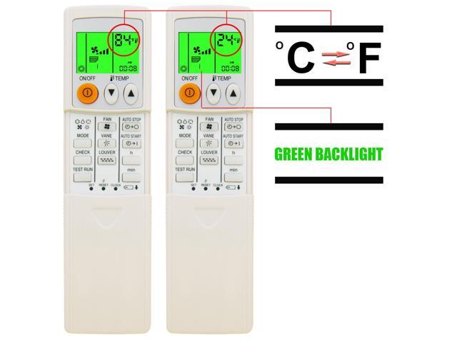 Replacement Remote Control for Mitsubishi Electric AC Air Conditioner PVFY-P36-E00A PVFY-P48-E00A PVFY-P54-E00A PKFY-P24NKMU-E PKFY-P24NKMU-E2...