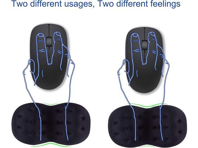 BRILA Deluxe Ergonomic Mouse Wrist Rest Guard - Soft Memory Foam Wrist Elbow Support Cushion Pad for Computer Laptop Office Work PC Gaming Mouse