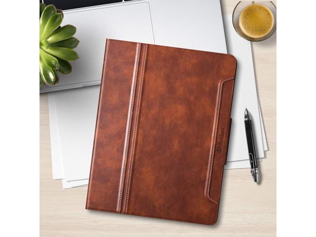 Antbox Case for iPad Pro 12.9'' 6th Generation (2022) 5th/4th/3rd Generation (2021/2020/2018), Built-in Pencil Holder Auto Sleep/Wake Function PU...