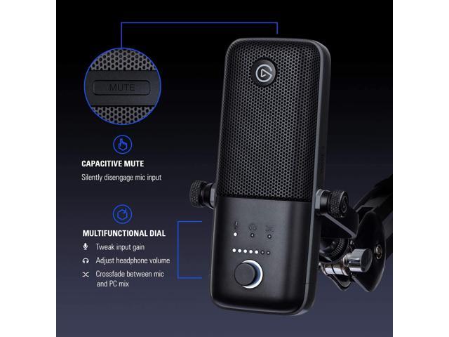 Elgato - Wave:3 Wired Cardioid Condenser USB Microphone - Black - image 10