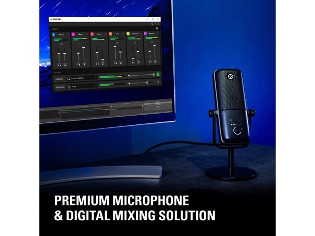 Elgato - Wave:3 Wired Cardioid Condenser USB Microphone - Black - image 9