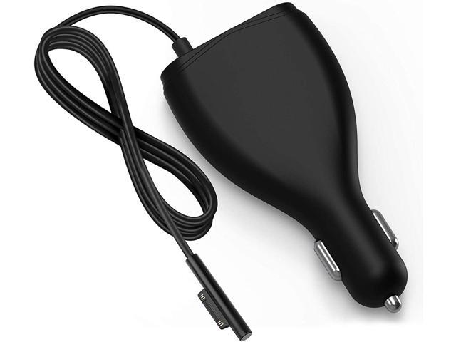 Surface Car Charger, 70W 15V 4A Power Supply for Microsoft Surface Pro 5/Pro 6/Pro 7/Pro 8/Pro X, Surface Book, Surface Go, Surface Laptop with 5V...