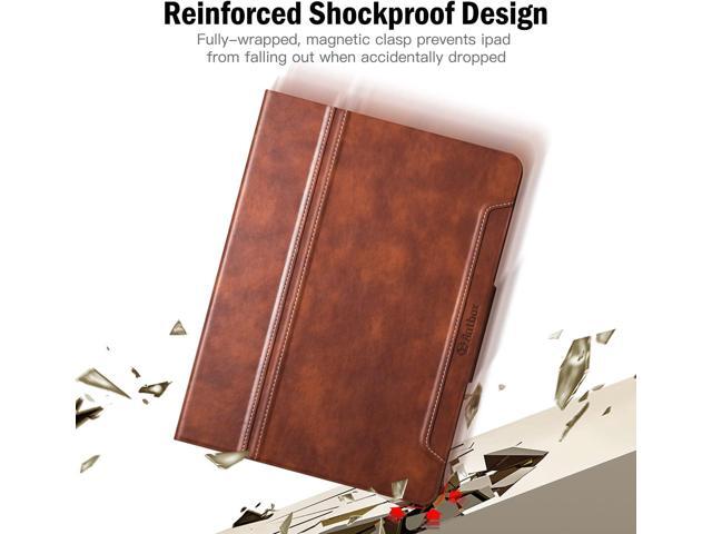 Antbox Case for iPad mini 7 A17 Pro, iPad mini 7th/6th Generation Case (2024/2021) with Pencil Holder Vegan Leather Smart Cover with Auto...