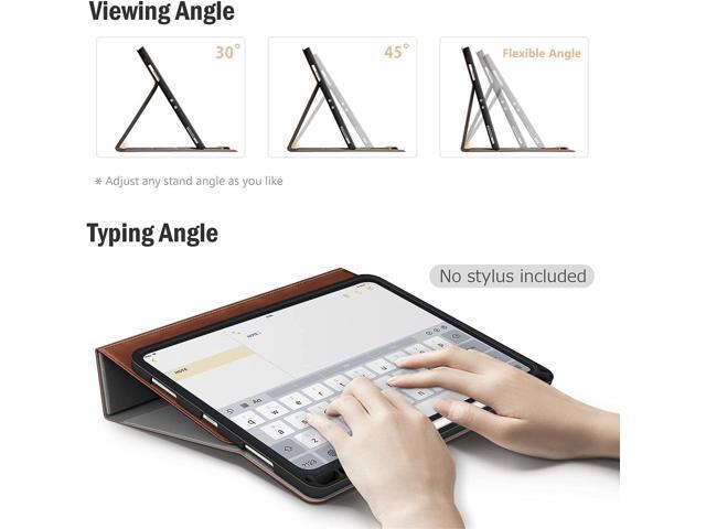 Antbox Case for iPad Pro 11 inch 4th Generation (2022)/3rd/2nd/1st Gen Vegan Leather with Pencil Holder Auto Sleep/Wake Function iPad Pro 11 Cover...