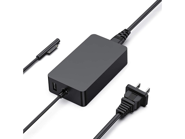 Surface Pro Charger 65W 15V 4A Surface Laptop Charger Replace for Microsoft Surface Pro X/9/8/7/6/5/4/3 Surface Laptop1/2/3/4 Surface Go1/2/3...
